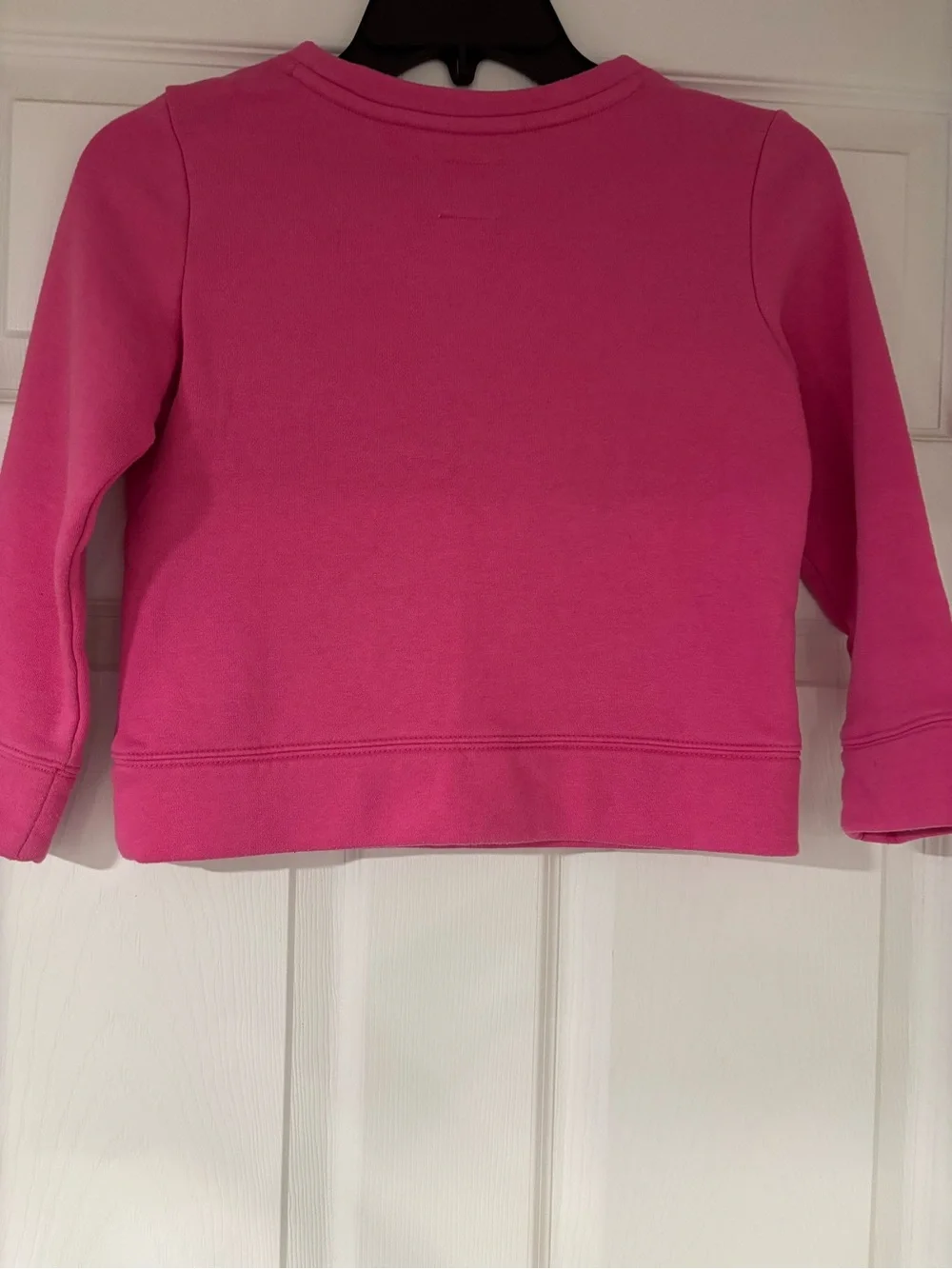 GAP Girls Bright Pink Metallic Logo Sweatshirt